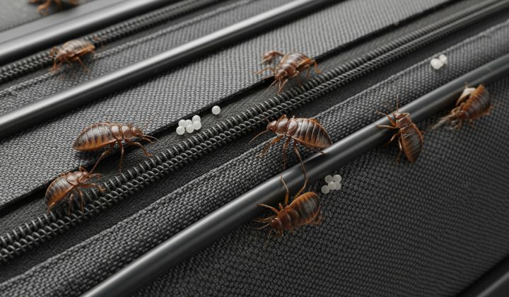 Bed Bugs Live in Luggage